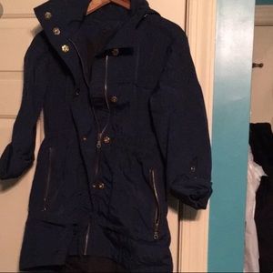 Nordstrom Navy Blue Rain Jacket!